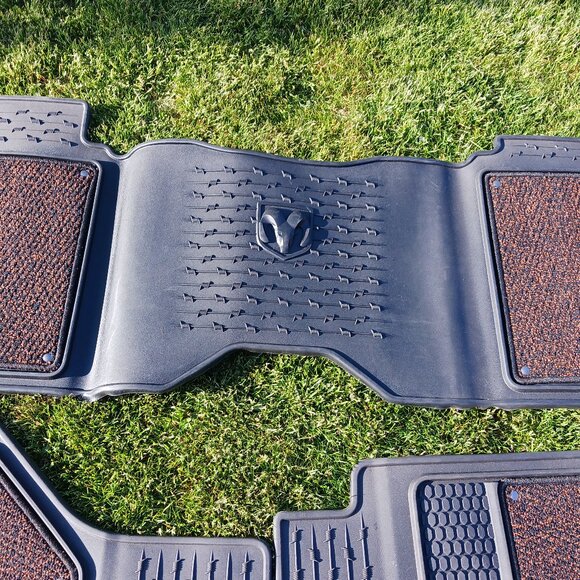 *SOLD• NEW 2013-2018 Dodge Ram Laramie Longhorn Edition OEM MOPAR Floor Mat 3pc - Picture 2 of 16